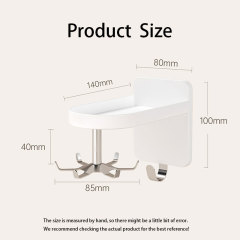 Huamili Creative Load-Bearing Multifunctional Kitchen Tool Rack Rotating Round Tools Hook for Daily Storage