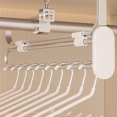 Huamili New Function Retractable Pants Rack ABS Stainless Steel for Home Closet