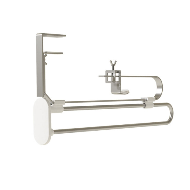 Huamili New Function Retractable Pants Rack ABS Stainless Steel for Home Closet