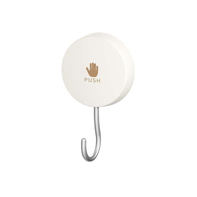 Huamili Creative ABS Aluminum Wall Mounted Rotate Sucker Hook Novelty Daily Use Novelty Hooks