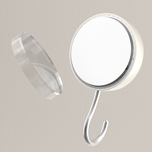 Huamili Creative ABS Aluminum Wall Mounted Rotate Sucker Hook Novelty Daily Use Novelty Hooks