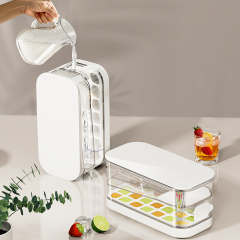 Huamili Summer Season One-Piece PET PP Silicone Ice Cream Tool Ice Box