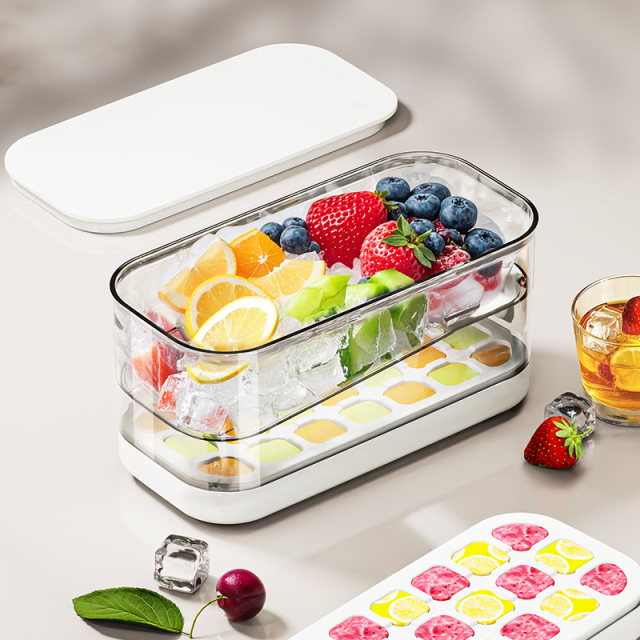 Huamili Summer Season One-Piece PET PP Silicone Ice Cream Tool Ice Box