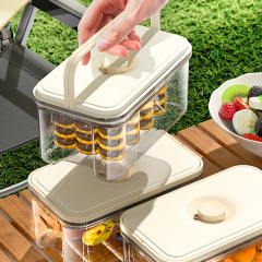 Huamili New Release Sealed Storage Box PET ABS Silicone for Food Save