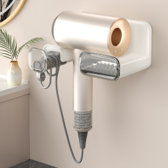 Huamili PS Silicone Hair Dryer and Cotton Swab Storage Rack New Trending Daily Use Silicone Holder & Racks