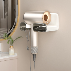 Huamili PS Silicone Hair Dryer and Cotton Swab Storage Rack New Trending Daily Use Silicone Holder & Racks