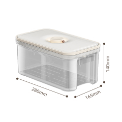 Huamili New Release Sealed Storage Box PET ABS Silicone for Food Save