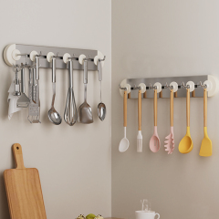 Huamili Latest Design Adhesive Sliding Row Hooks-Standard ABS Aluminum Stainless Steel for Storage and Organization