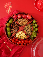 Huamili Modern Design Style Rotating Snack Division Plate Flexible Functional Design