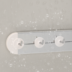 Huamili Latest Design Adhesive Sliding Row Hooks-Standard ABS Aluminum Stainless Steel for Storage and Organization