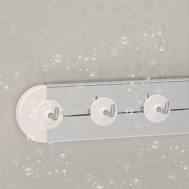 Huamili Latest Design Adhesive Sliding Row Hooks-Standard ABS Aluminum Stainless Steel for Storage and Organization