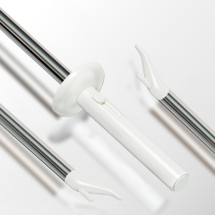 Huamili New Function Telescopic Clothes Prop ABS Silicone Steel Pipe Steel Wire Rope for Home Use