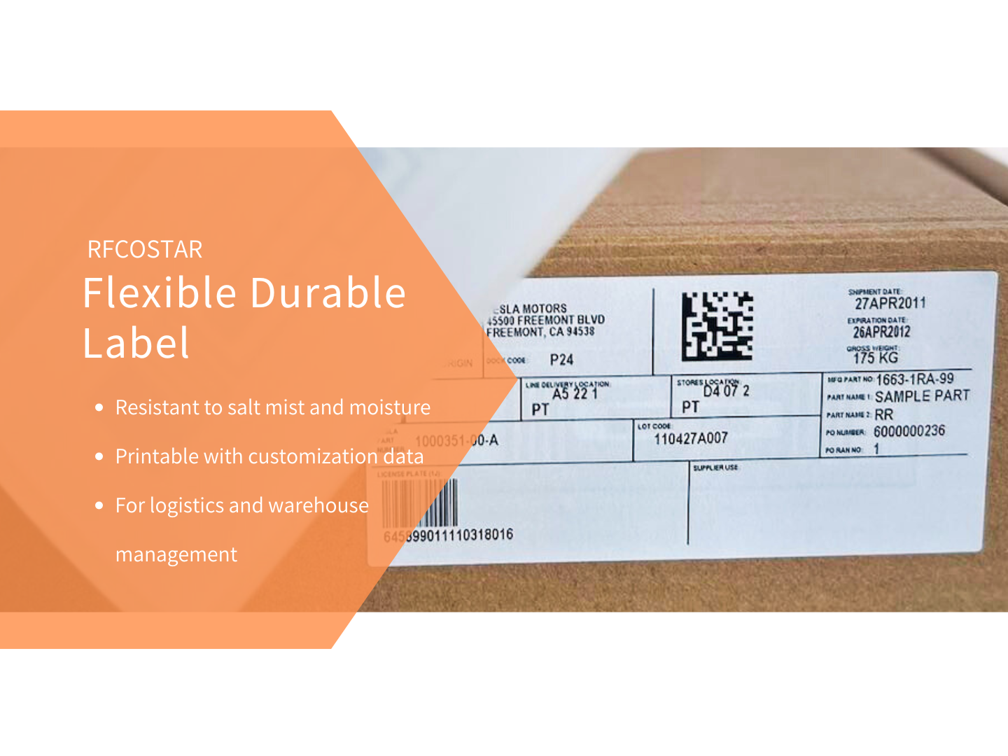 TAG label AT-RF160BK