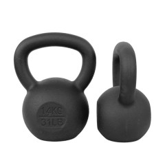 Kettlebell preto com tinta CXS3011