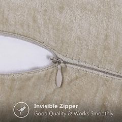 Chenille velvet Pillow Covers-Bleached Sand