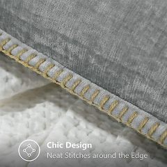 Chenille velvet Pillow Covers-Ultimate Gray
