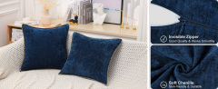 Chenille velvet Pillow Covers-Poseidon