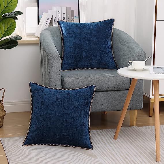 Chenille velvet Pillow Covers-Poseidon