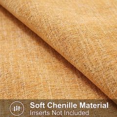 Chenille Pillow Covers-Orange