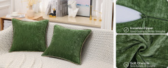 Chenille velvet Pillow Covers-Forest Elf