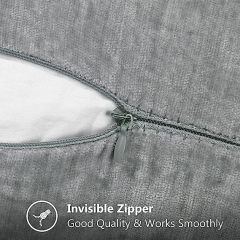 Chenille velvet Pillow Covers-Ultimate Gray