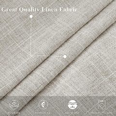 Linen Pillow Covers-Beige