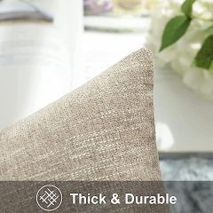 Chenille Pillow Covers-Khaki