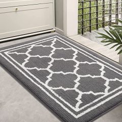 Rugs&Mats-Resist Dirt and Absorbent Entrance Mat-Grey