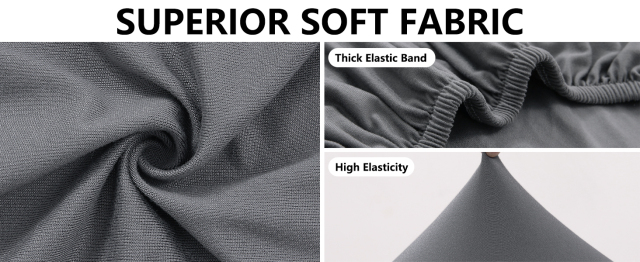 Slipcover-Plain Sofa Slipcovers-Dark Gray