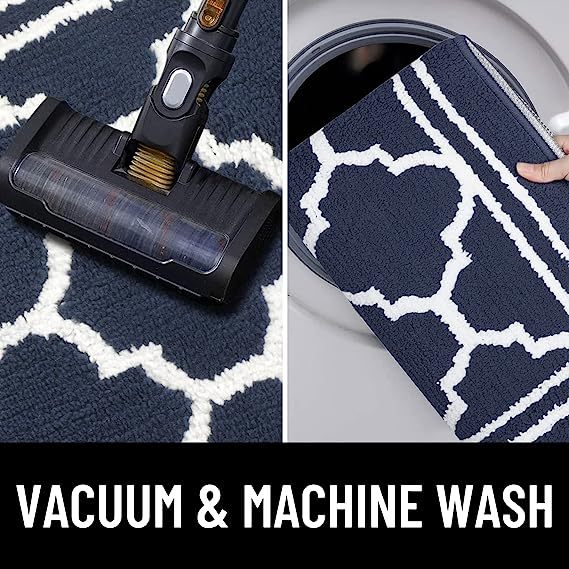 Rugs&Mats-Resist Dirt and Absorbent Entrance Mat-Navy Blue