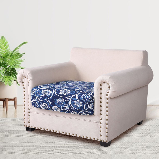 Printed Sofa Couch Cushion Covers- Blue