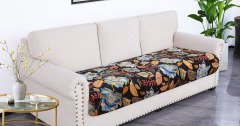 Printed Sofa Couch Cushion Covers-Black yellow
