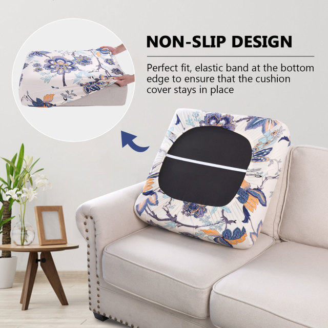 Printed Sofa Couch Cushion Covers- Beige