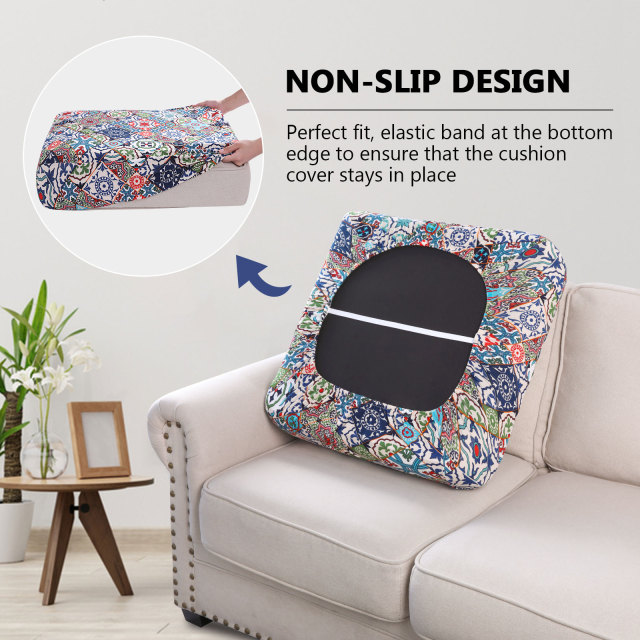 Printed Sofa Couch Cushion Covers-Light Beige