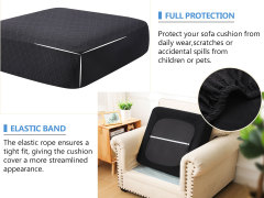 Diamond Lattice Couch Cushion Covers-Black