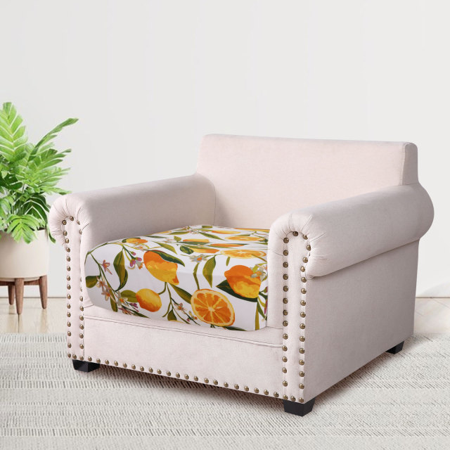 Printed Sofa Couch Cushion Covers- Orange