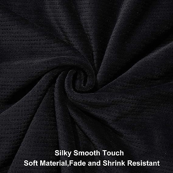 Blanket-Microfiber Lightweight Plush Reversible Throw Blanket-Black waffle