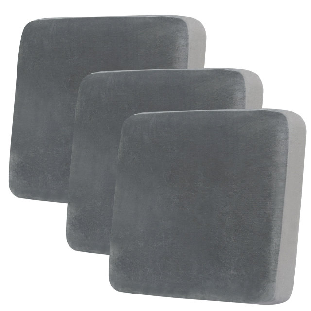 Velvet Stretch Couch Cushion Covers-Grey