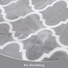 Blanket-Microfiber Lightweight Plush Reversible Throw Blanket-Grey and White
