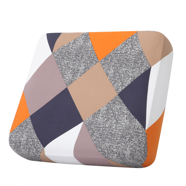 Printed Sofa Couch Cushion Covers- Multi Color Geometric