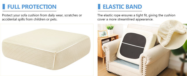 Diamond Lattice Couch Cushion Covers-Beige