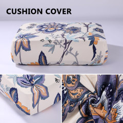 Printed Sofa Couch Cushion Covers- Beige