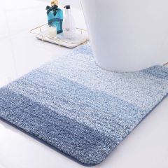 Rugs&Mats-Microfiber Bathroom Rugs-Light Blue