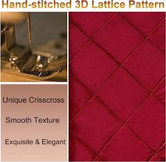 Blanket-Microfiber Lightweight Plush Reversible Throw Blanket-Burgundy