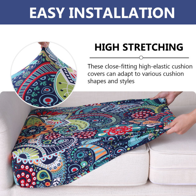 Printed Sofa Couch Cushion Covers- Paisley