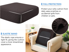Diamond Lattice Couch Cushion Covers-Brown