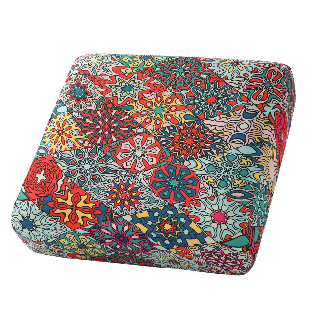Printed Sofa Couch Cushion Covers- Red