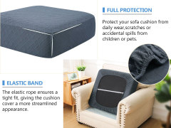 Diamond Lattice Couch Cushion Covers-Grey