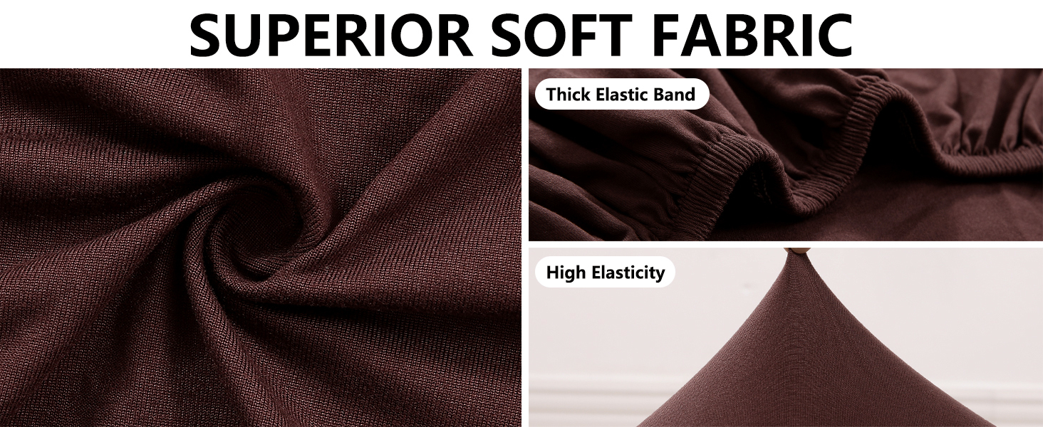 Slipcover-Plain Sofa Slipcovers-Chocolate