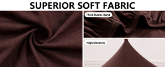 Slipcover-Plain Sofa Slipcovers-Chocolate